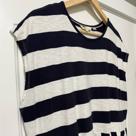 Boden Easy T-Shirt Midi Dress in Navy & White Stripe 20/22 US - Picture 6 of 10